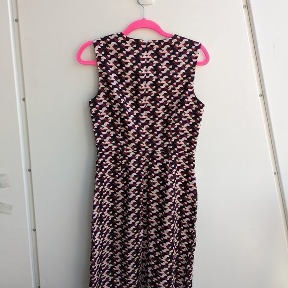 👗BNWT J Crew Portfolio dress in geometric print (size 8) ✨ - Picture 4 of 6